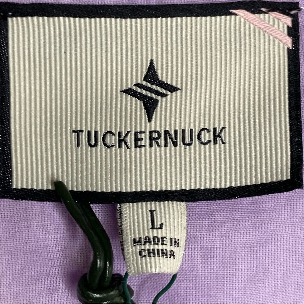 NEW Tuckernuck Lavender Eyelet V Neck Crop Tank Top Women’s L Summer Spring Cute - Picture 7 of 10